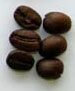 Kaffeebohnen mit dunklem Röstgrad