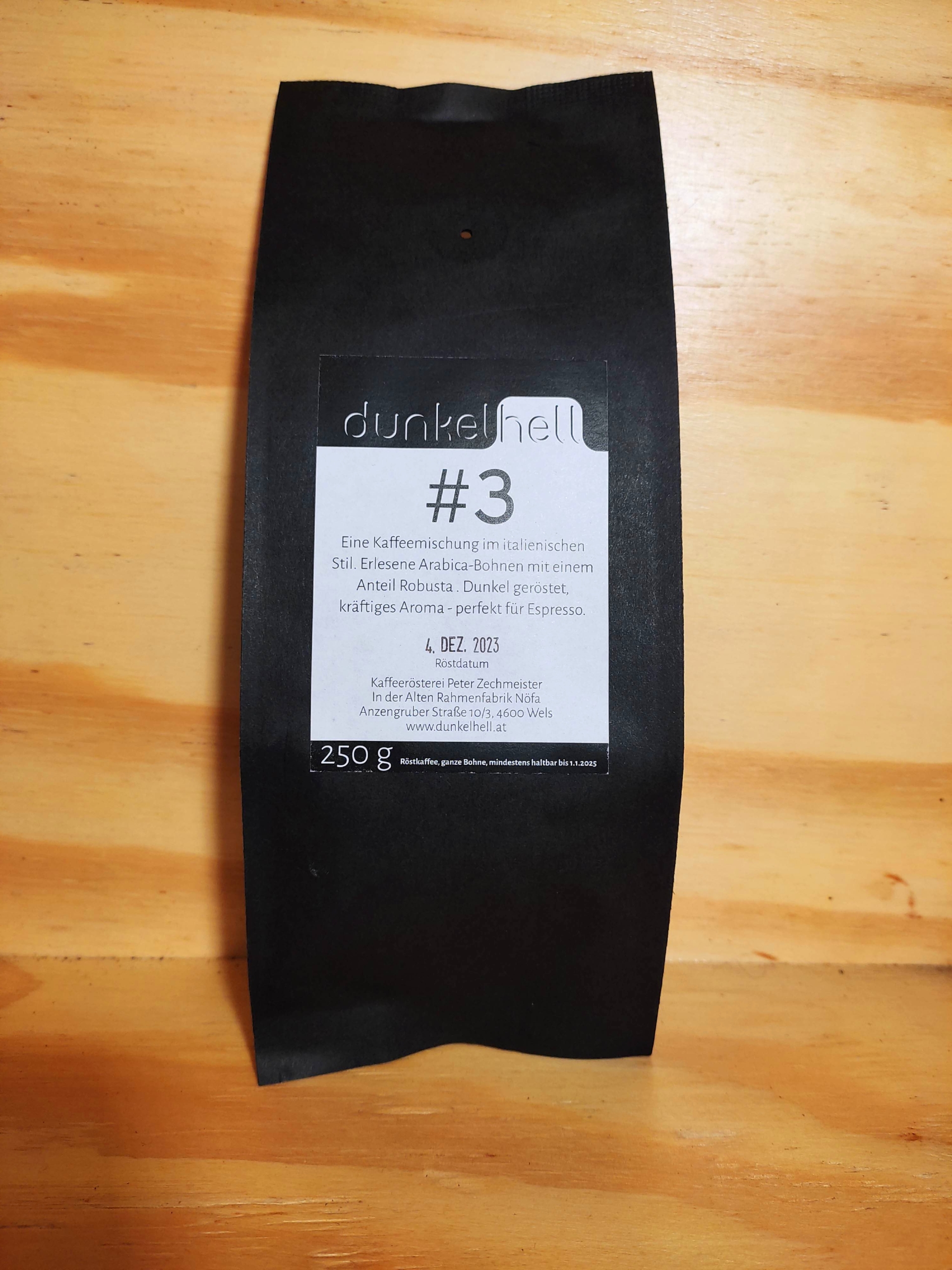 #3 Espresso from dunkelhell Kaffeerösterei